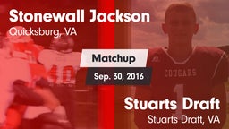 Matchup: Stonewall Jackson vs. Stuarts Draft  2016