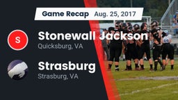 Recap: Stonewall Jackson  vs. Strasburg  2017