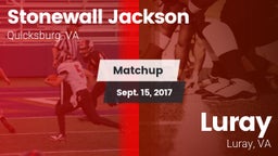 Matchup: Stonewall Jackson vs. Luray  2017