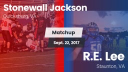 Matchup: Stonewall Jackson vs. R.E. Lee  2017