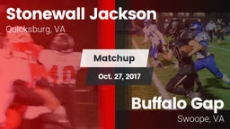 Matchup: Stonewall Jackson vs. Buffalo Gap  2017