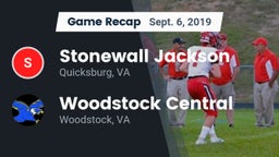 Recap: Stonewall Jackson  vs. Woodstock Central  2019