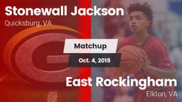 Matchup: Stonewall Jackson vs. East Rockingham  2019