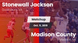 Matchup: Stonewall Jackson vs. Madison County  2019