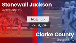 Matchup: Stonewall Jackson vs. Clarke County  2019