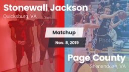 Matchup: Stonewall Jackson vs. Page County  2019