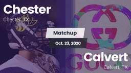 Matchup: Chester vs. Calvert  2020