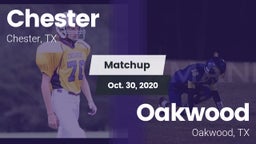 Matchup: Chester vs. Oakwood  2020