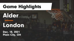 Alder  vs London  Game Highlights - Dec. 18, 2021