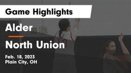 Alder  vs North Union  Game Highlights - Feb. 18, 2023