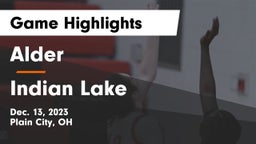 Alder  vs Indian Lake  Game Highlights - Dec. 13, 2023