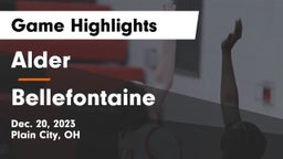 Alder  vs Bellefontaine  Game Highlights - Dec. 20, 2023