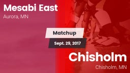 Matchup: Mesabi East vs. Chisholm  2017