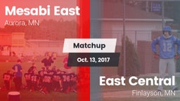 Matchup: Mesabi East vs. East Central  2017