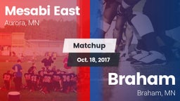 Matchup: Mesabi East vs. Braham  2017