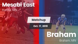 Matchup: Mesabi East vs. Braham  2018