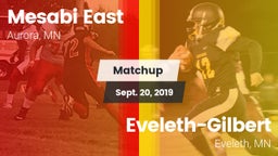 Matchup: Mesabi East vs. Eveleth-Gilbert  2019