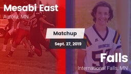 Matchup: Mesabi East vs. Falls  2019