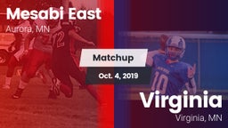 Matchup: Mesabi East vs. Virginia  2019