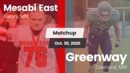 Matchup: Mesabi East vs. Greenway  2020