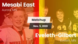 Matchup: Mesabi East vs. Eveleth-Gilbert  2020