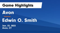 Avon  vs Edwin O. Smith  Game Highlights - Jan. 22, 2022