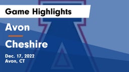 Avon  vs Cheshire  Game Highlights - Dec. 17, 2022