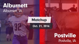 Matchup: Alburnett vs. Postville  2016