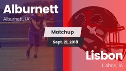 Matchup: Alburnett vs. Lisbon  2018