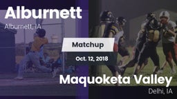 Matchup: Alburnett vs. Maquoketa Valley  2018