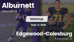 Matchup: Alburnett vs. Edgewood-Colesburg  2020