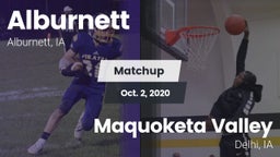Matchup: Alburnett vs. Maquoketa Valley  2020