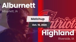 Matchup: Alburnett vs. Highland  2020