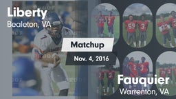 Matchup: Liberty vs. Fauquier  2016