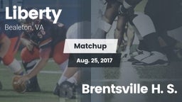 Matchup: Liberty vs. Brentsville H. S. 2017