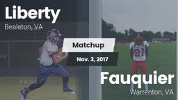 Matchup: Liberty vs. Fauquier  2017