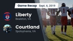 Recap: Liberty  vs. Courtland  2019