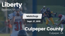 Matchup: Liberty vs. Culpeper County  2019