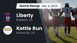 Recap: Liberty  vs. Kettle Run  2019
