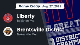 Recap: Liberty  vs. Brentsville District  2021
