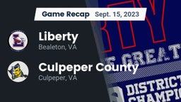 Recap: Liberty  vs. Culpeper County  2023