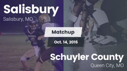Matchup: Salisbury vs. Schuyler County 2016