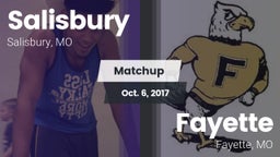 Matchup: Salisbury vs. Fayette  2017