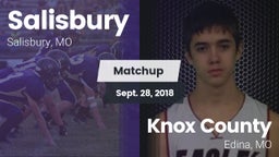 Matchup: Salisbury vs. Knox County  2018
