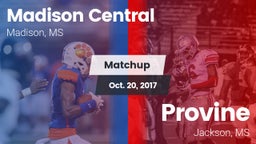 Matchup: Madison Central vs. Provine  2017