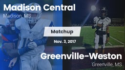 Matchup: Madison Central vs. Greenville-Weston  2017