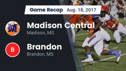 Recap: Madison Central  vs. Brandon  2017