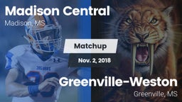 Matchup: Madison Central vs. Greenville-Weston  2018
