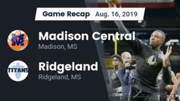 Recap: Madison Central  vs. Ridgeland  2019