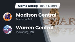 Recap: Madison Central  vs. Warren Central  2019